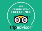 Trip Advisor Certificate of Excellence 2018